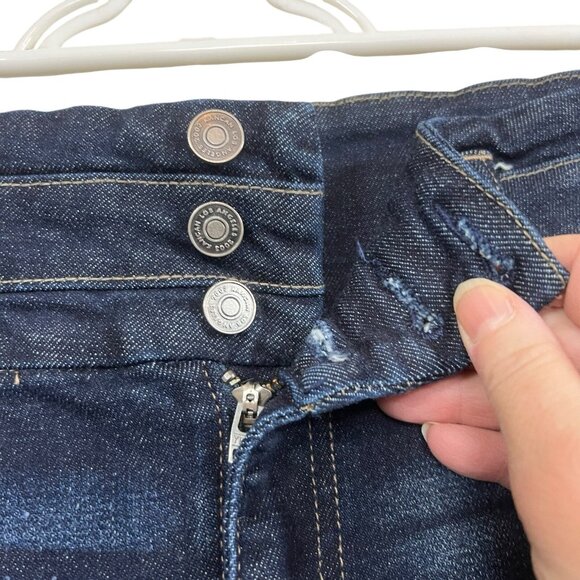 KanCan High Rise Super Skinny Admiral Jeans 11 / 29 KC7386D Dark Wash Zip Fly - Picture 3 of 7